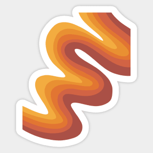 Wave Warm Sticker